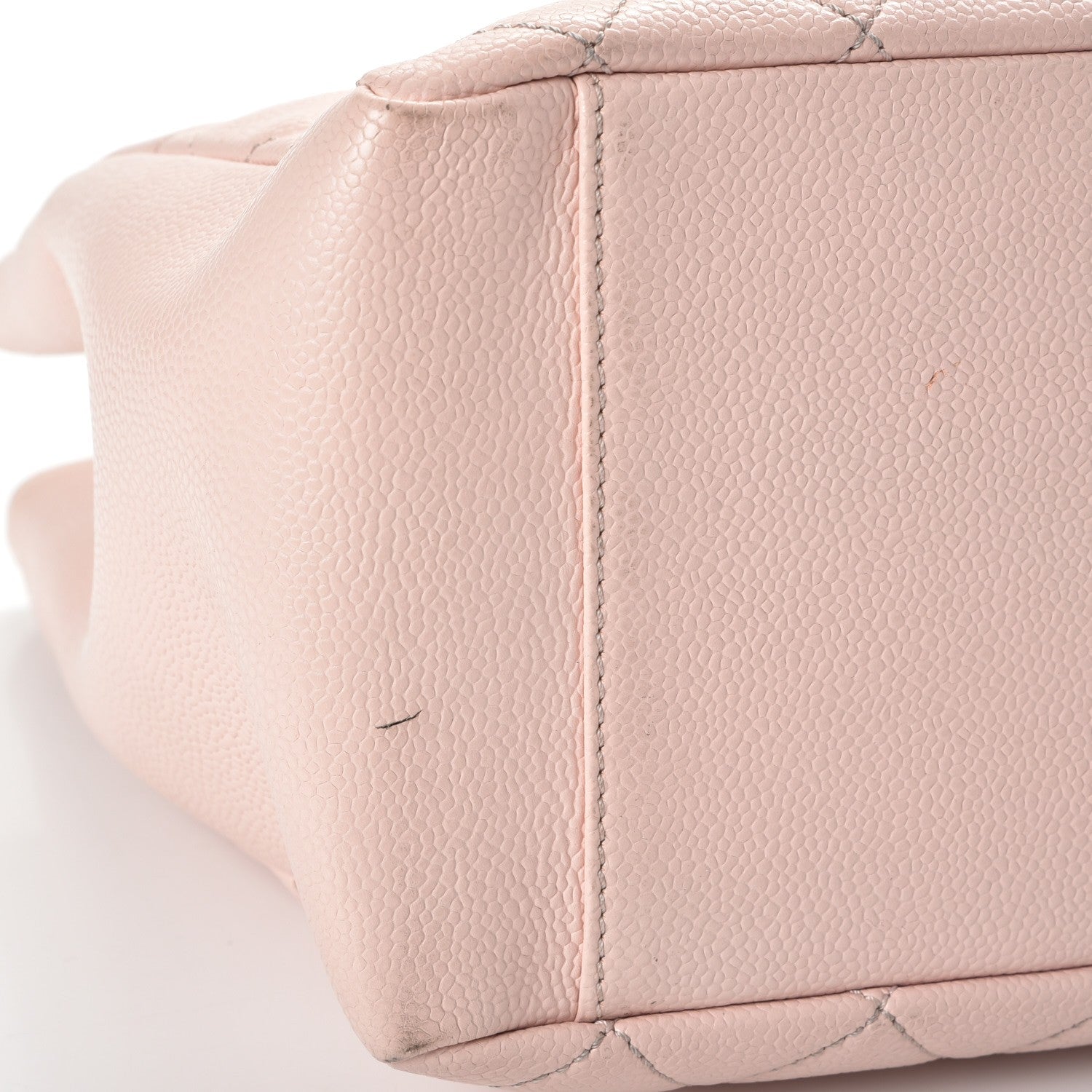 Chanel Caviar Quilted Grand Shopping Tote GST Light Pink 12 of 16