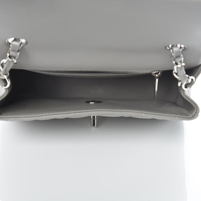 Chanel Lambskin Quilted Mini Rectangular Flap Grey 5 of 10