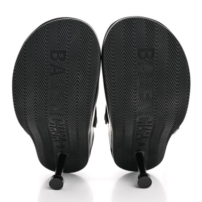 Balenciaga Calfskin Mallorca 80mm Mules 37 Black 6 of 14