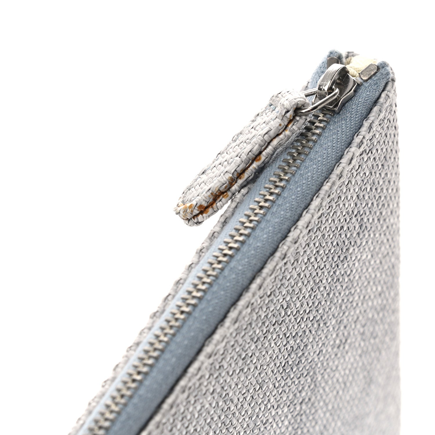 Chanel Canvas Medium Deauville Pouch Blue 9 of 9