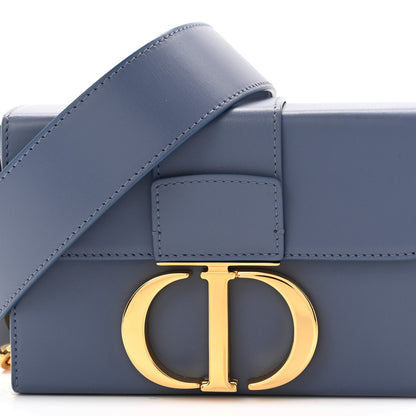 Christian Dior Box Calfskin 30 Montaigne Box Bag Blue 8 of 11