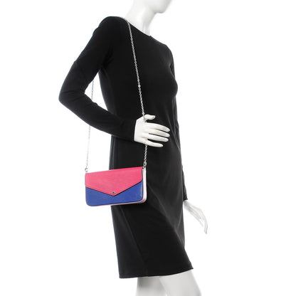 Louis Vuitton Epi Pochette Felicie Hot Pink 2 of 9