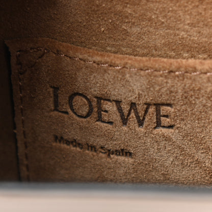 Loewe Calfskin Small Gate Crossbody Bag Amber Light Grey Rust 6 of 10