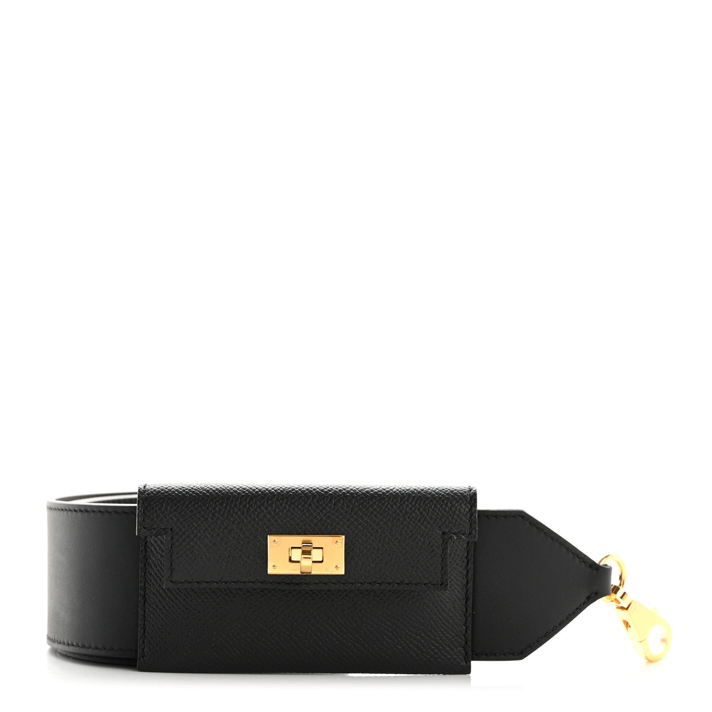 Swift Epsom Pocket Kelly Shoulder Strap Black