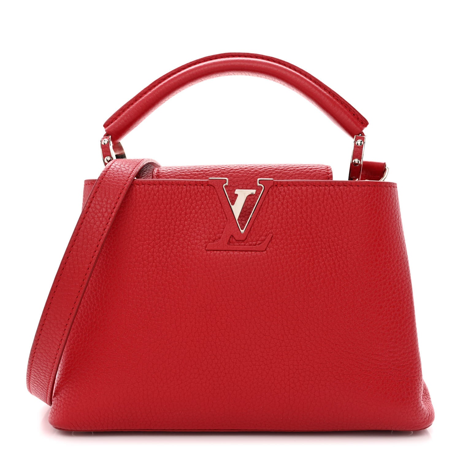 Louis Vuitton Taurillon Capucines BB Rubis 1 of 11