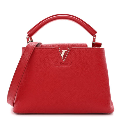 Louis Vuitton Taurillon Capucines BB Rubis 1 of 11