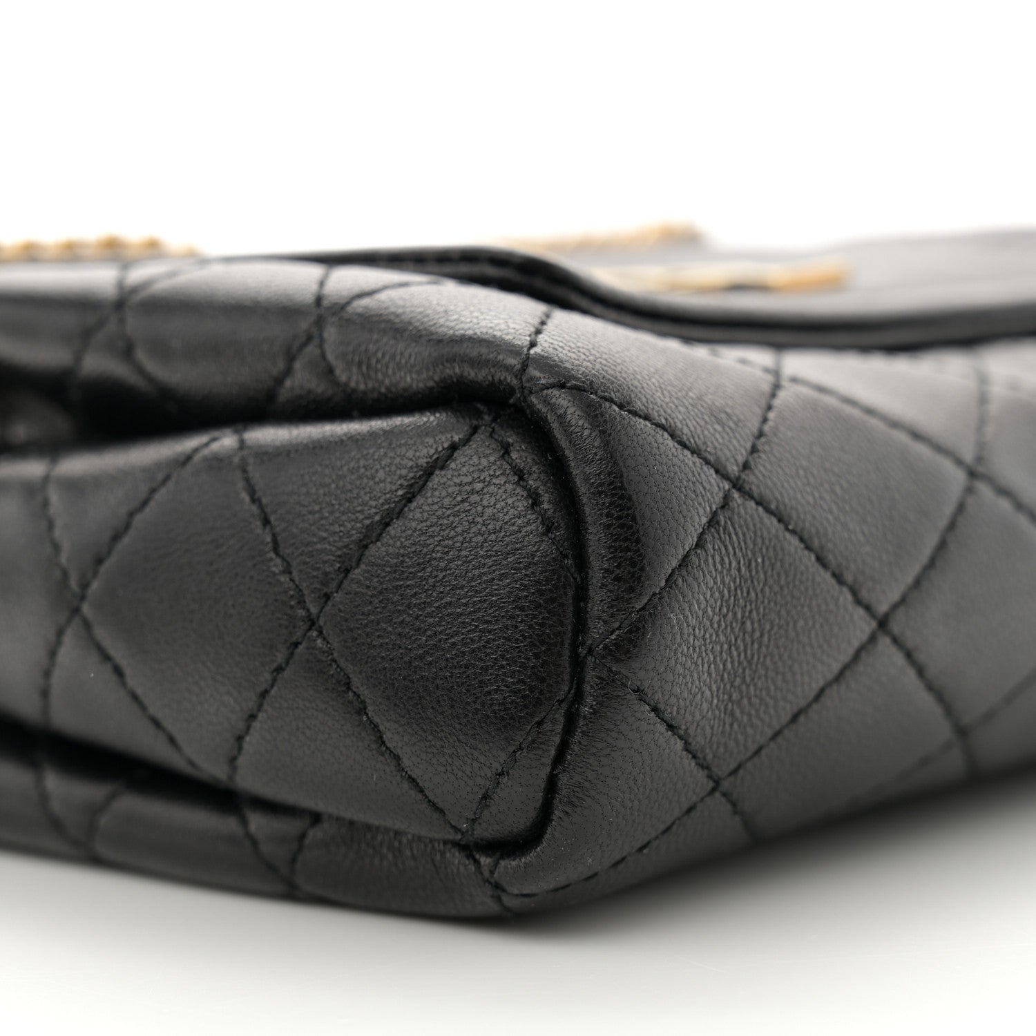 Saint Laurent Lambskin Quilted Monogram Mini Nolita Black 9 of 11