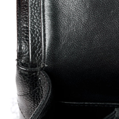 Chanel Caviar Quilted Medium Double Flap Black 13 of 15