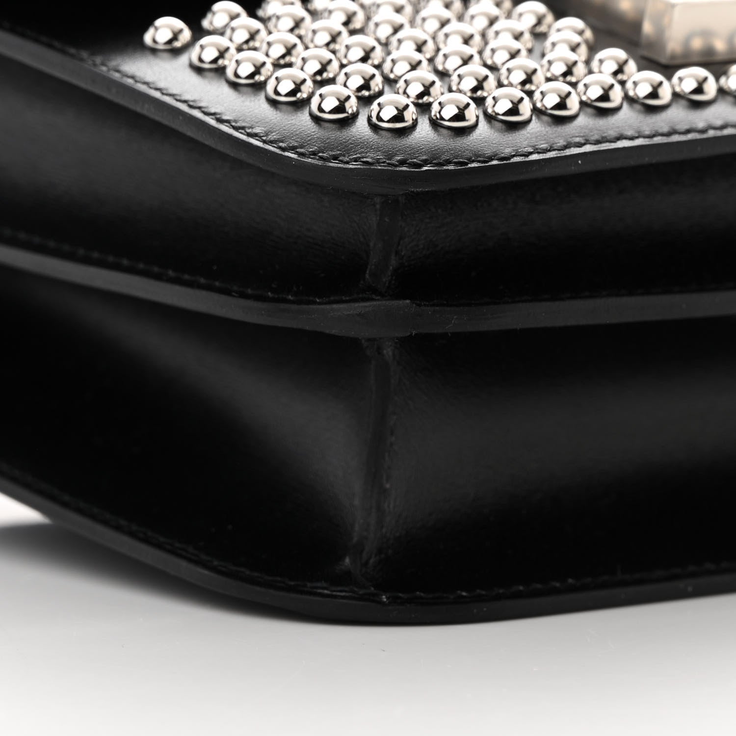 Hermes Box Studded Clouté Constance 18 Black 10 of 13