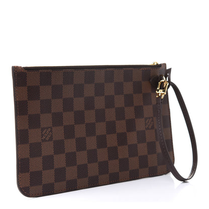 Louis Vuitton Damier Ebene Neverfull MM GM Pochette 3 of 7