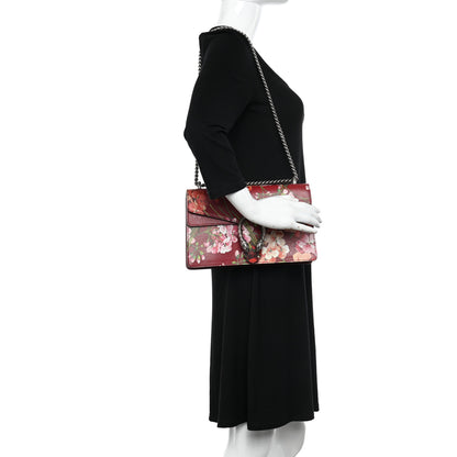 Gucci Calfskin Blooms Print Small Dionysus Shoulder Bag Romantic Cherry Multicolor 2 of 13