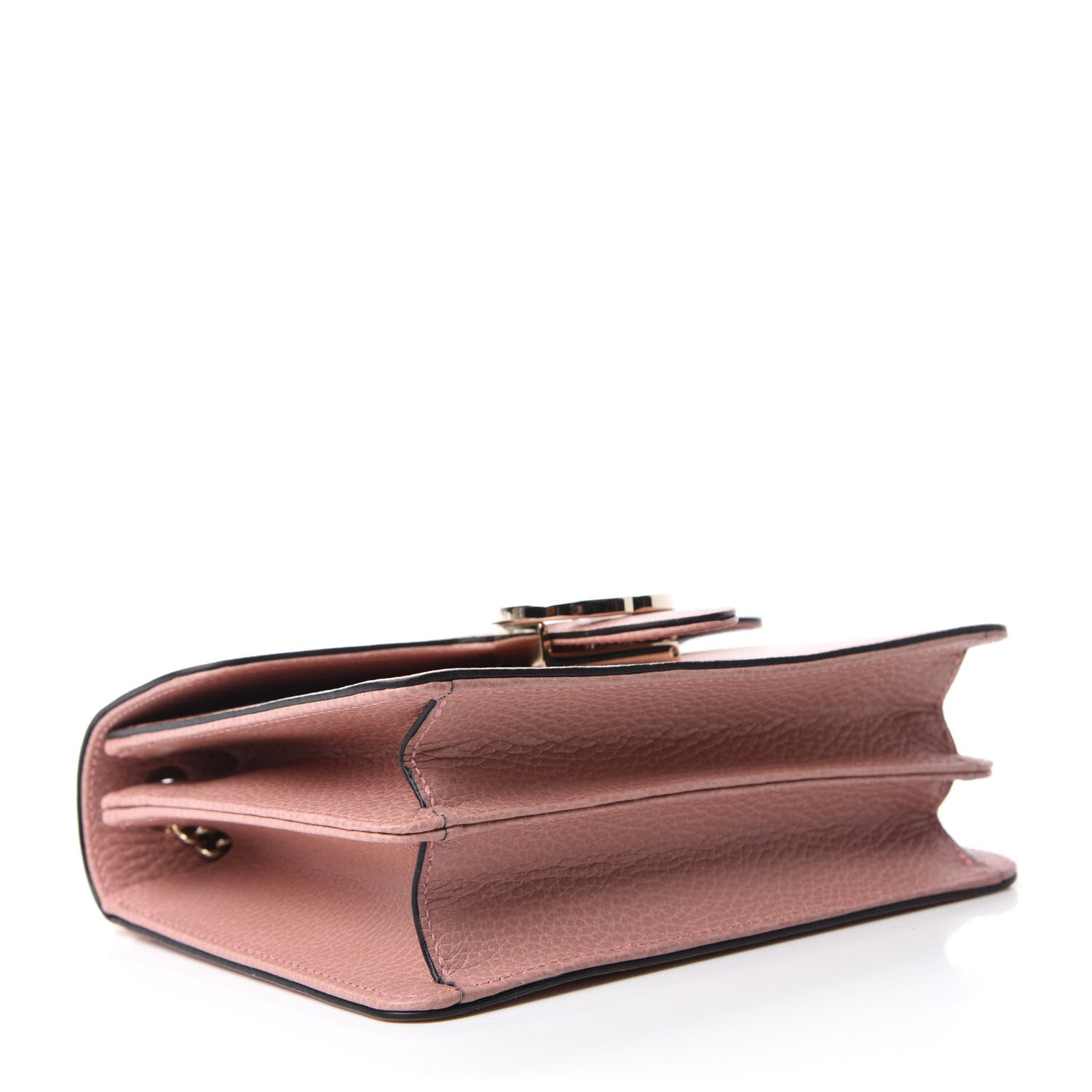 Gucci Dollar Calfskin Small Interlocking G Shoulder Bag Soft Pink 4 of 10
