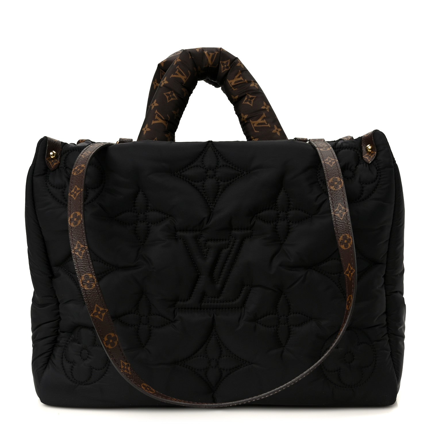 Louis Vuitton Econyl Monogram Pillow Giant Onthego MM  Black 1 of 8