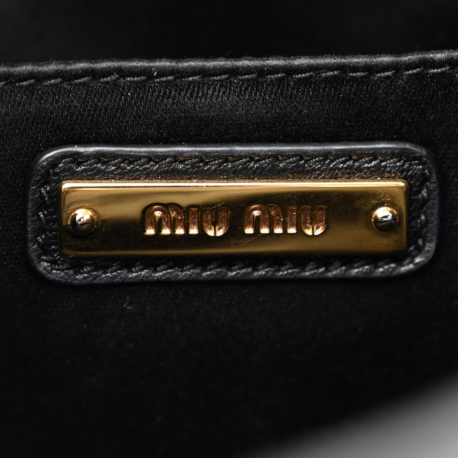 Miu Miu Nappa Matelasse Small Bucket Bag Black 6 of 12