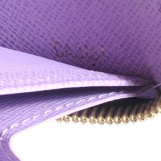 Louis Vuitton Damier Ebene Illustre Zippy Wallet Violet 4 of 9