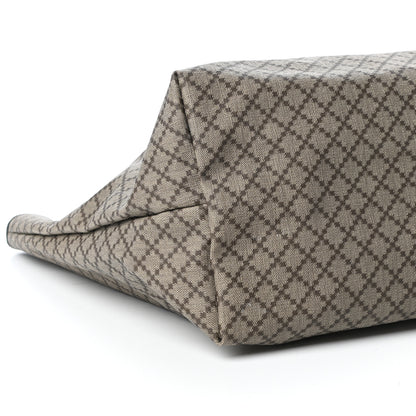 Gucci Coated Canvas Diamante Plus Tote Bag Black 8 of 9