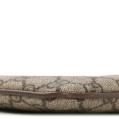 Gucci GG Supreme Monogram Large Ophidia Pouch Clutch Brown 8 of 11