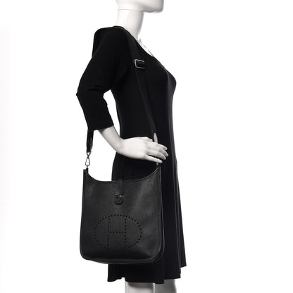Hermes Epsom Evelyne III PM Black 3 of 15