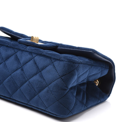 Chanel Velvet Quilted Mini 2.55 Reissue Flap Blue 8 of 9