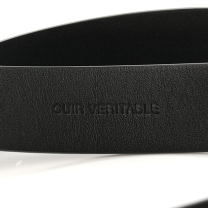 Chanel Calfskin Paris Button CC Belt 90 36 Black 7 of 8