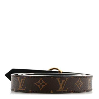 Louis Vuitton Monogram 20MM LV Circle Prime Reversible Belt 75 30 Black 2 of 7