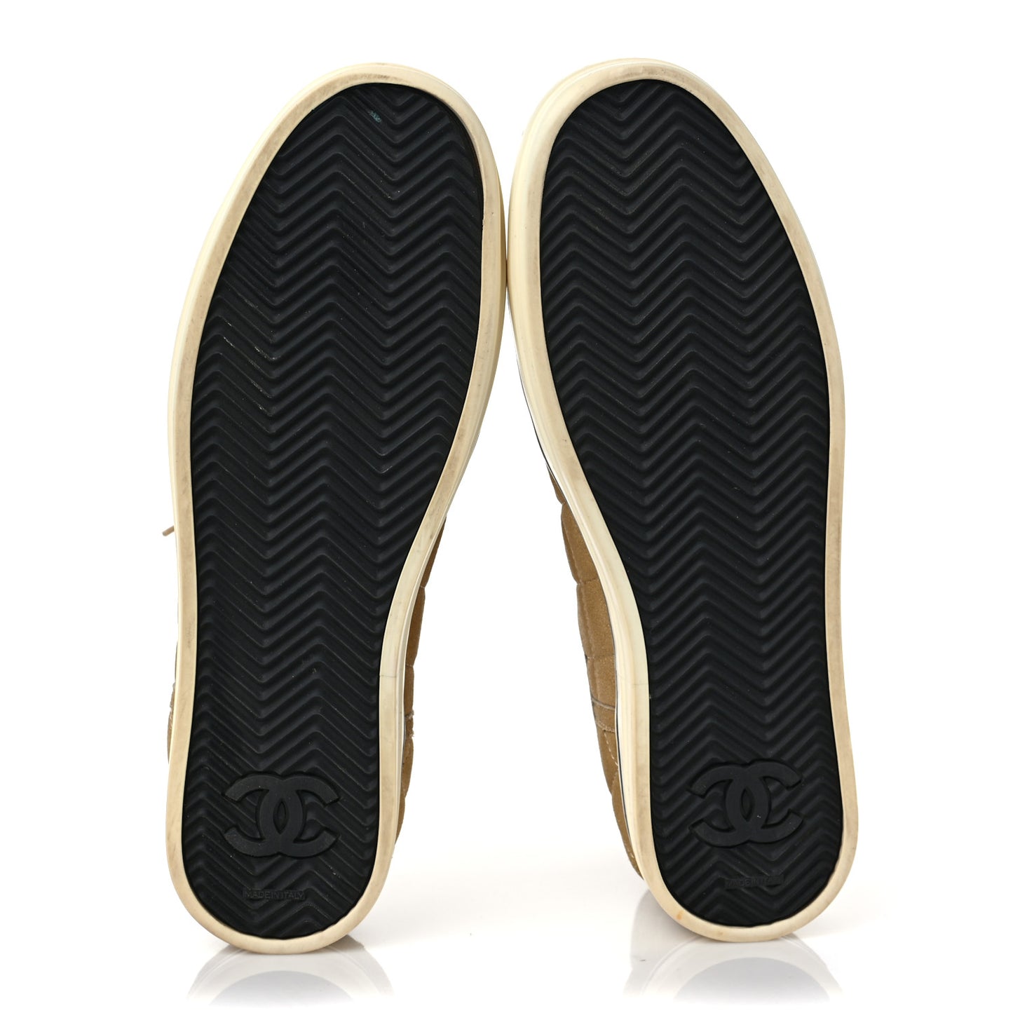 Quilted High Top Sneakers 41