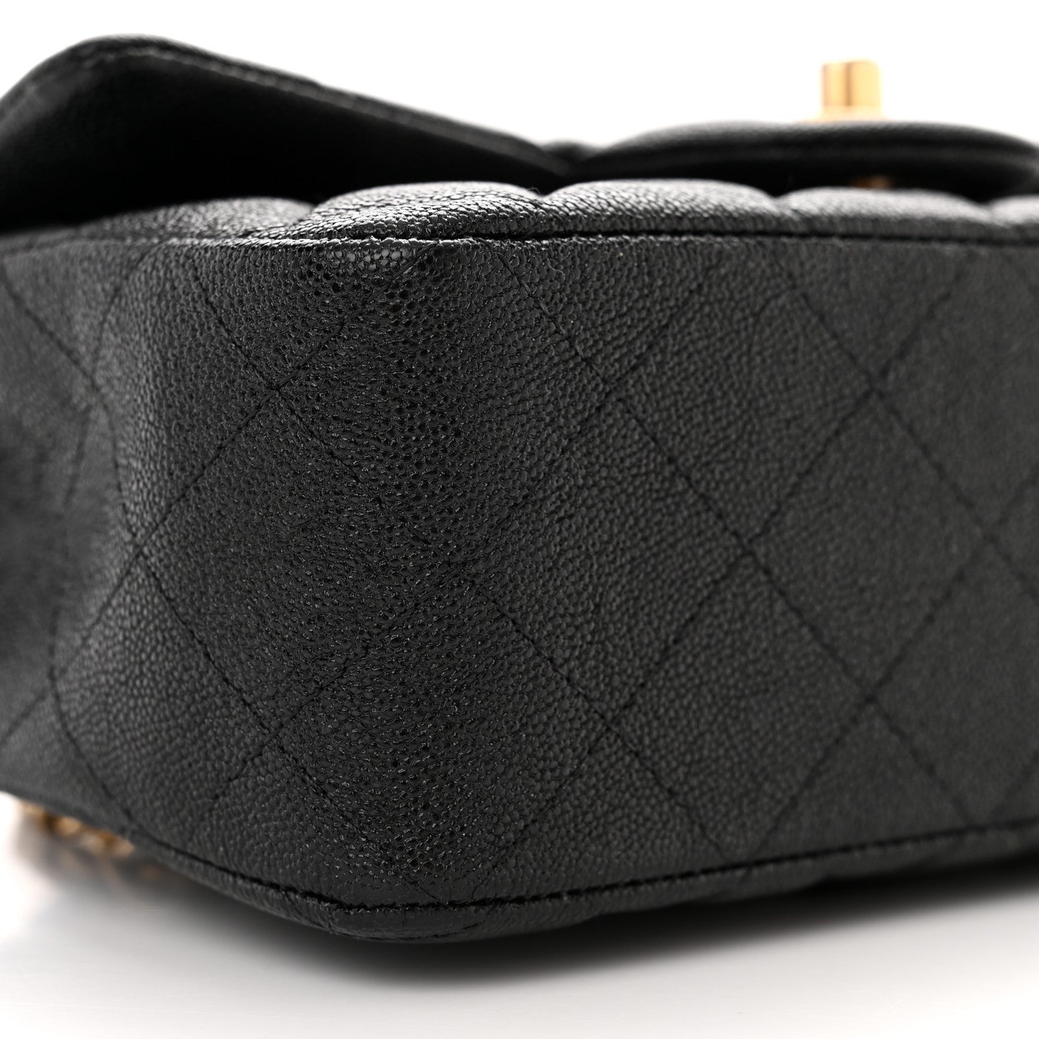 Chanel Caviar Quilted Mini Top Handle Rectangular Flap Black 9 of 10