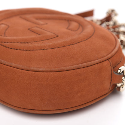 Gucci Vitello Range Mini Soho Chain Bag Old Whisky 10 of 14