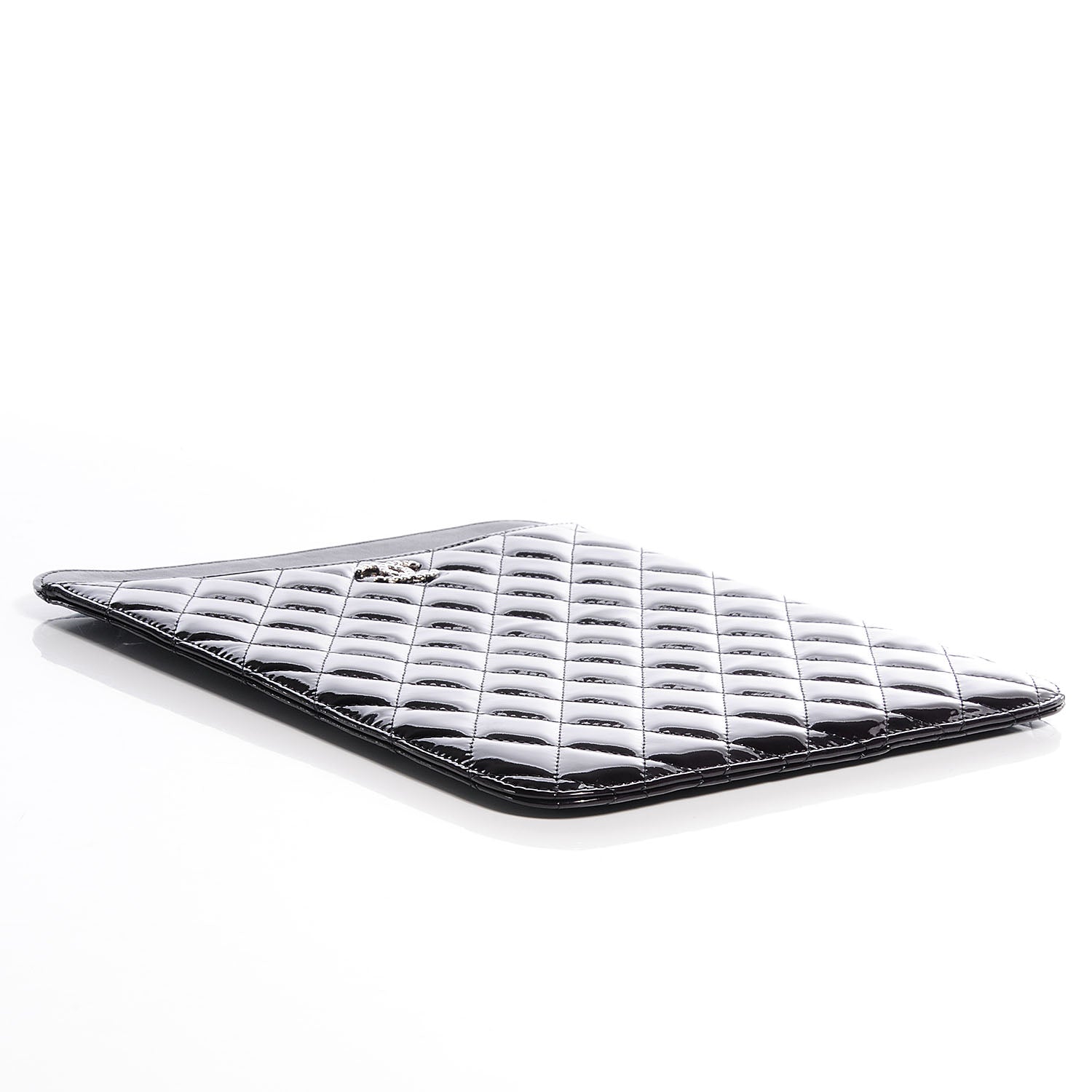 Chanel Patent Brilliant iPad Case Black 4 of 7