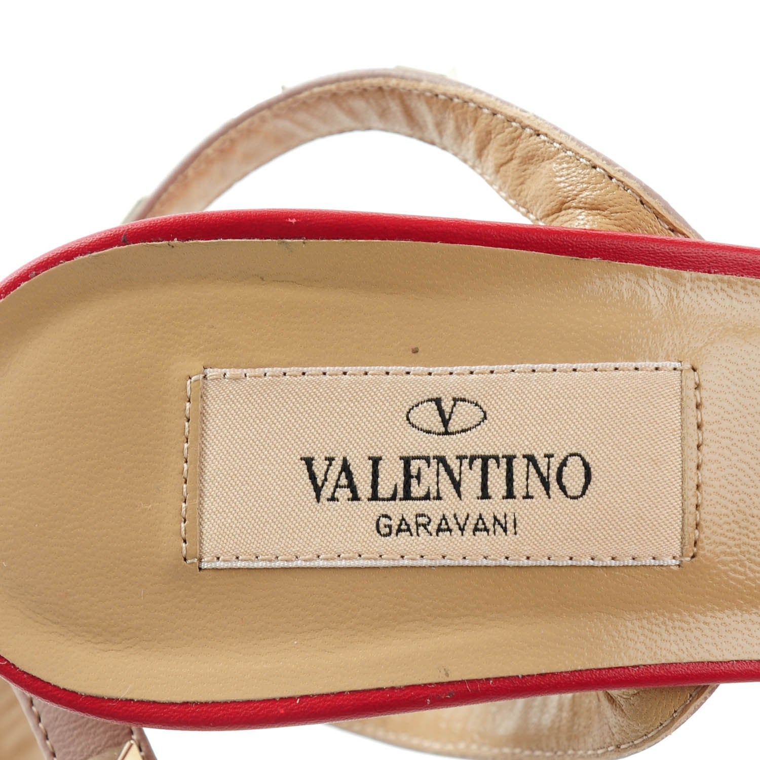 Valentino Garavani Calfskin Rockstud Ankle Strap 85mm Sandals 38 Rosso Valentino Poudre 6 of 8