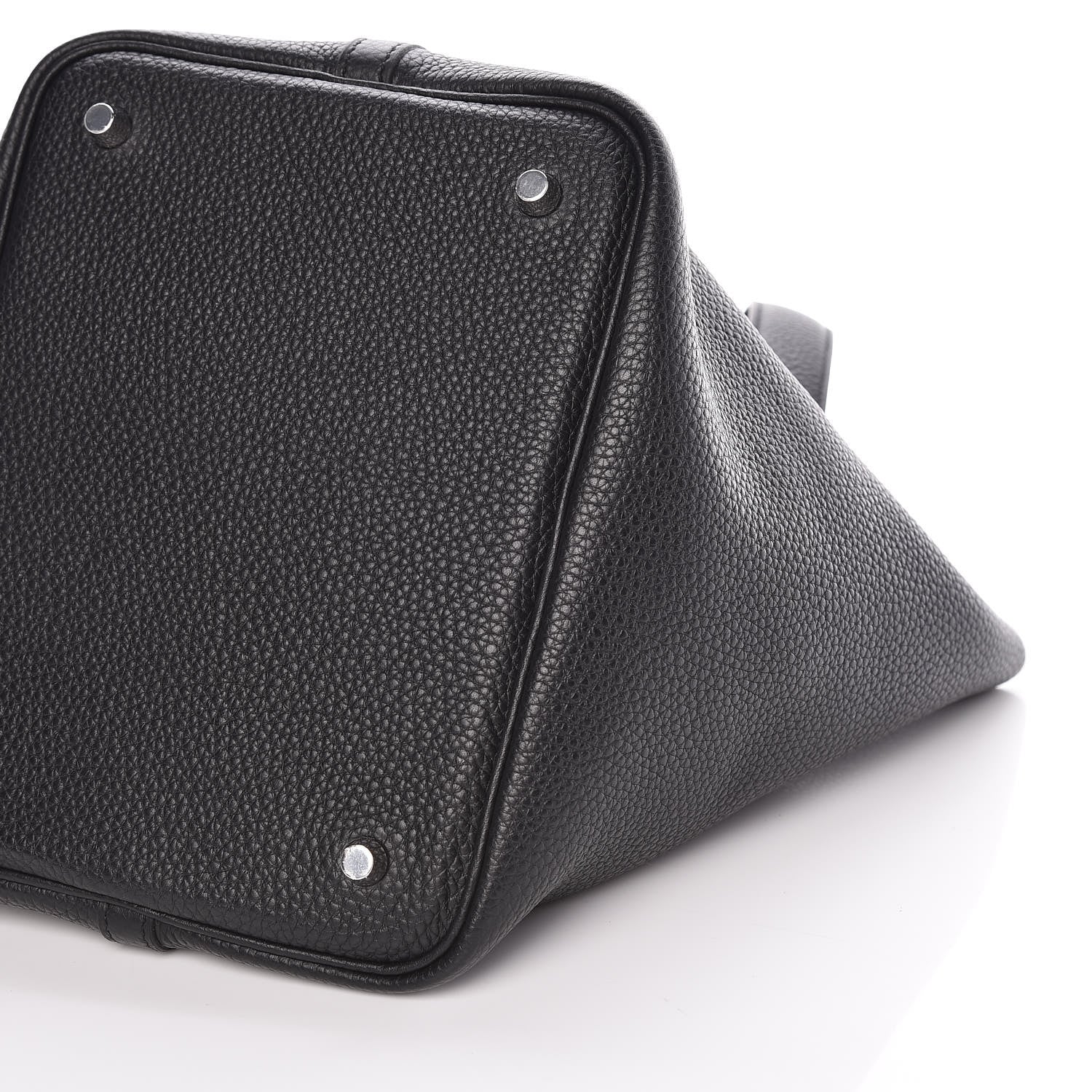 Hermes Taurillon Clemence Picotin Lock 22 MM Black 6 of 10