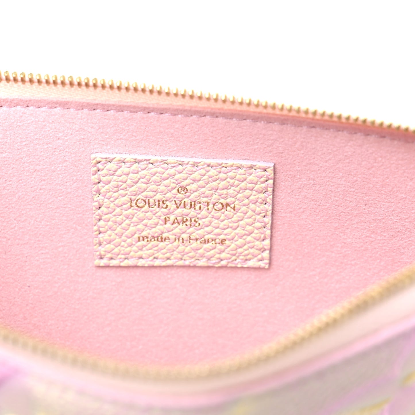 Empreinte Monogram Summer Stardust Trio Pouch Pink Water Green Lilas