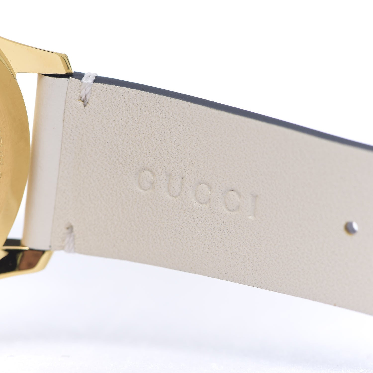Gucci Stainless Steel Calfskin 38mm G-Timeless Bee Star Quartz Watch White 5 of 7