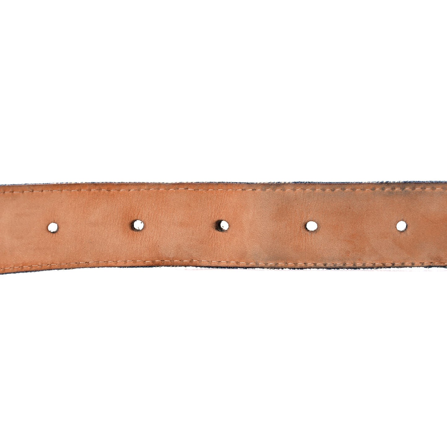 Monogram Denim Belt 80 32 Blue