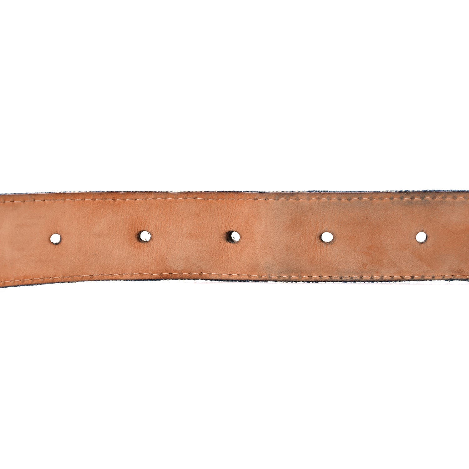 Louis Vuitton Monogram Denim Belt 80 32 Blue 6 of 11