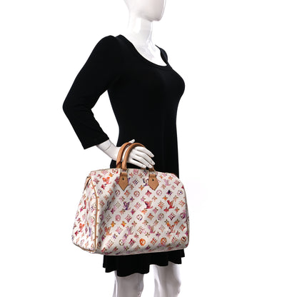 Louis Vuitton Watercolor Aquarelle Speedy 35 White 2 of 14