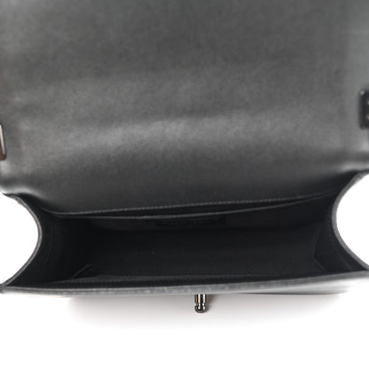 Chanel Caviar Quilted Medium Boy Flap So Black 5 of 10