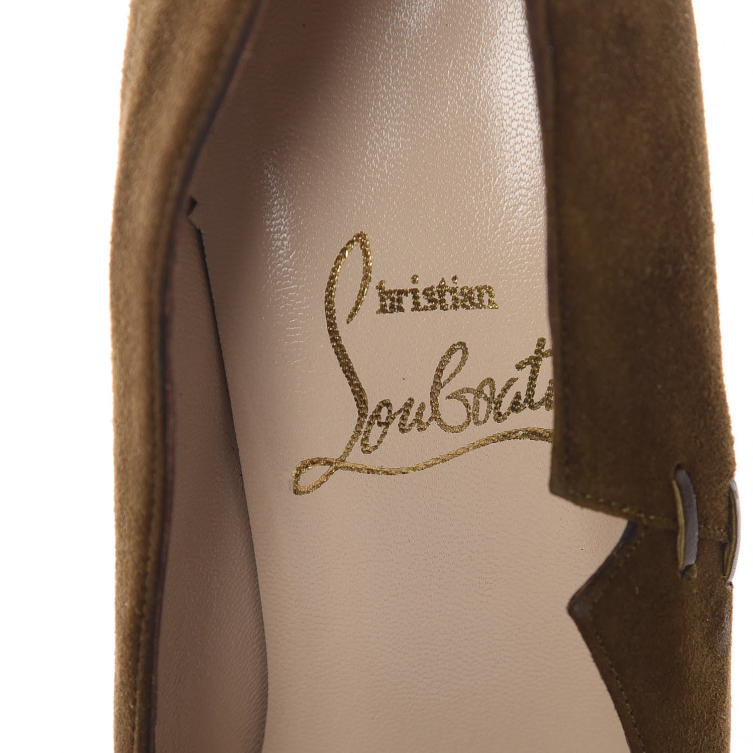 Christian Louboutin Suede Pumps 38 Green 8 of 12