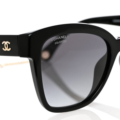 Chanel Acetate Chain Square Sunglasses 5487-A Black 9 of 10