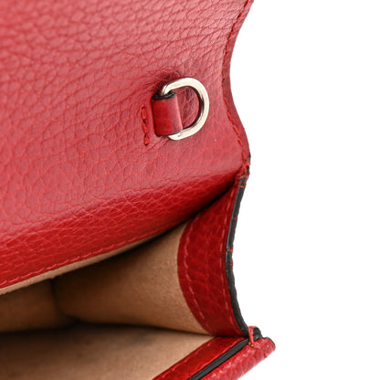Gucci Calfskin Super Mini Dionysus Shoulder Bag Hibiscus Red 13 of 15