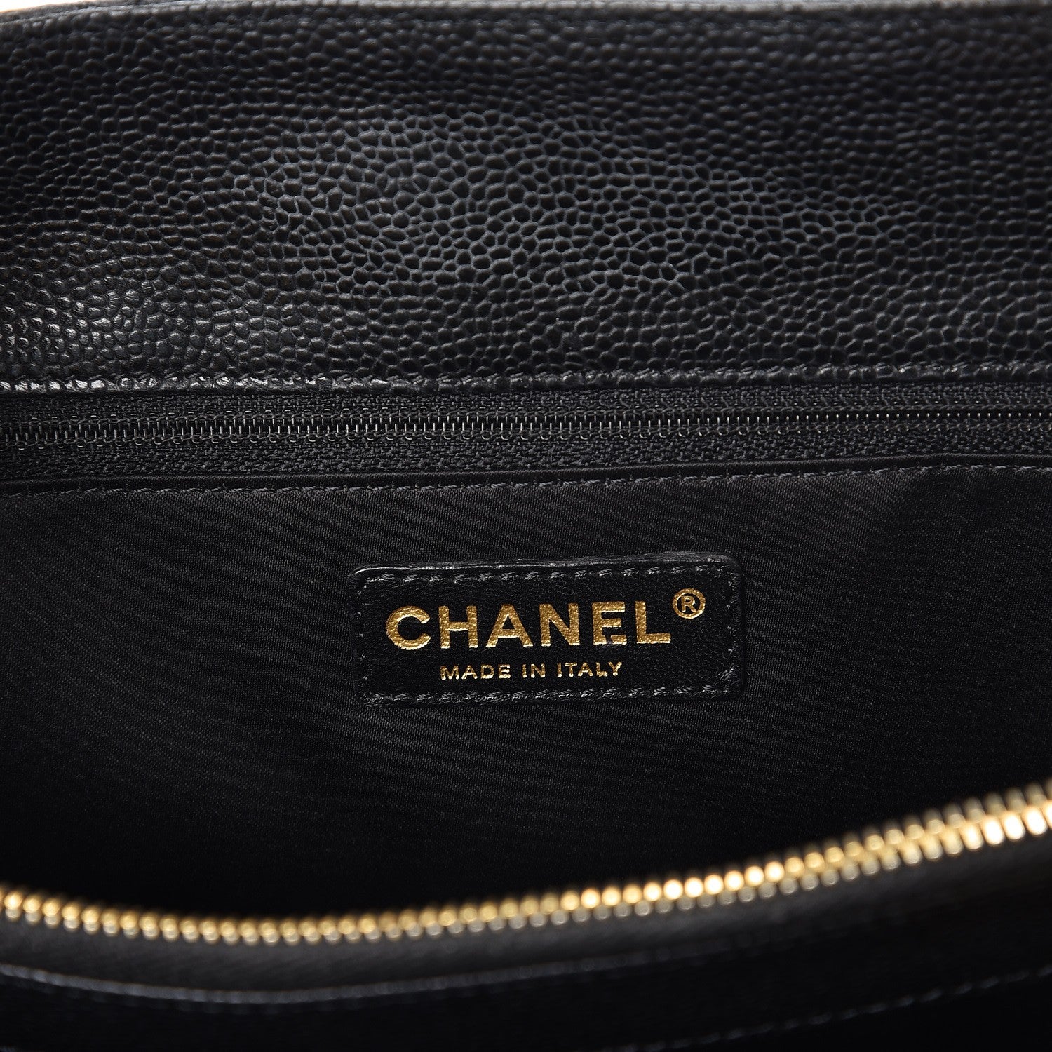 Chanel Caviar Quilted Grand Shopping Tote GST Black 7 of 10
