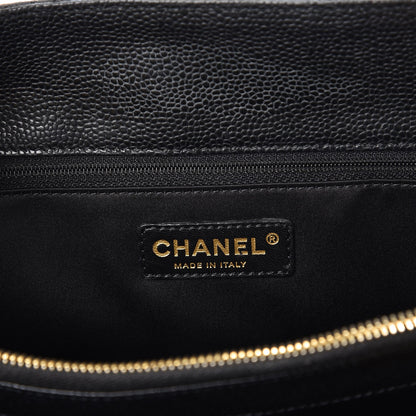 Chanel Caviar Quilted Grand Shopping Tote GST Black 7 of 10