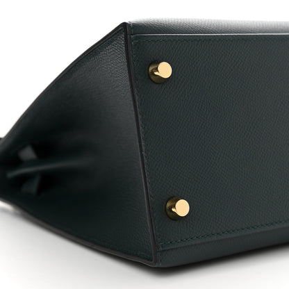 Hermes Epsom Kelly Sellier 28 Vert Cypress 9 of 13