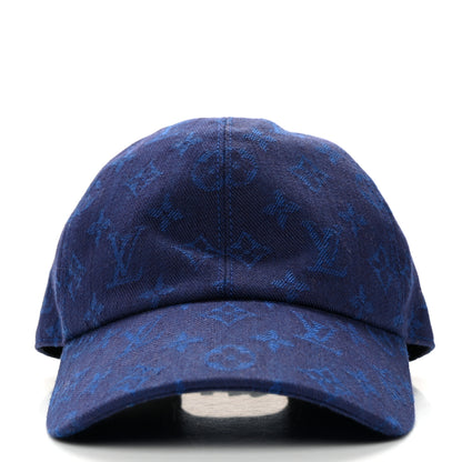 Louis Vuitton Monogram Jacquard Cap M Blue 6 of 10