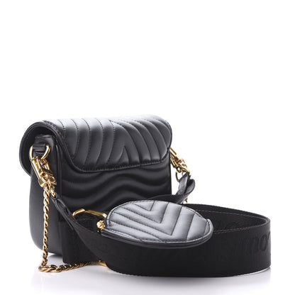 Louis Vuitton Calfskin New Wave Multi Pochette Black 5 of 16