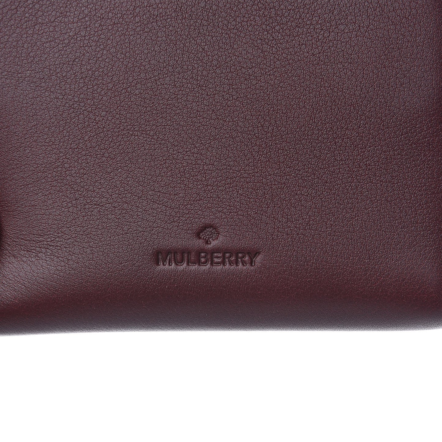 Silky Calf Cara Delevigne Zip Around Small Wallet Oxblood
