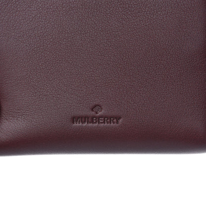 Mulberry Silky Calf Cara Delevigne Zip Around Small Wallet Oxblood 8 of 9