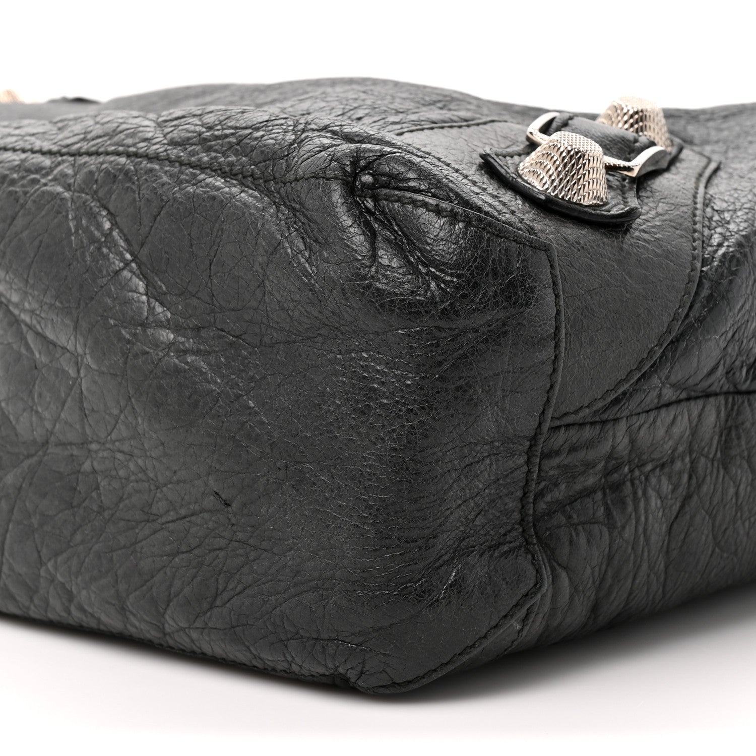 Balenciaga Chevre Giant 21 Silver Hardware Day Hobo Black 9 of 12