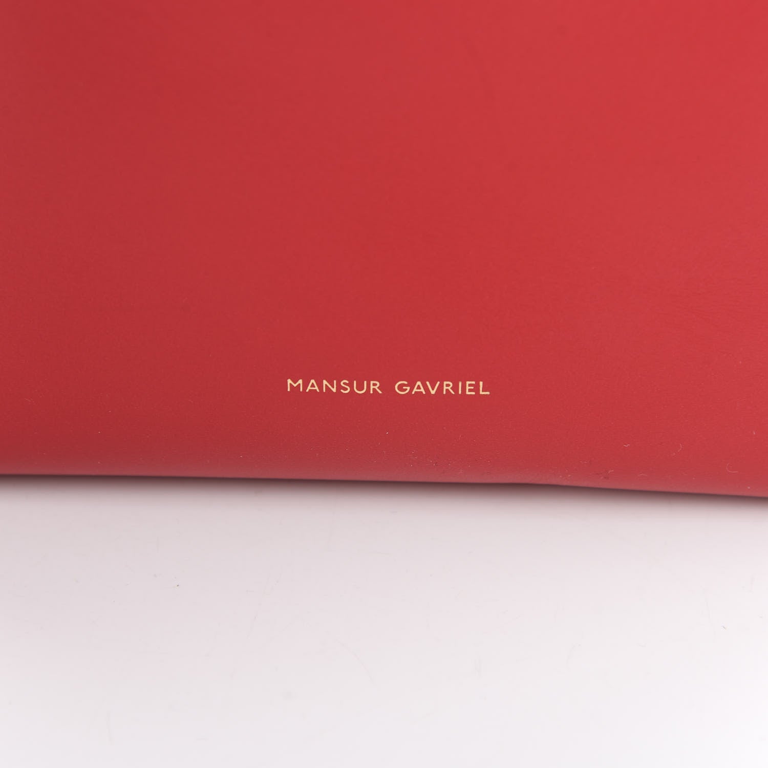 Mansur Gavriel Calfskin Mini Bucket Bag Flamma 6 of 15