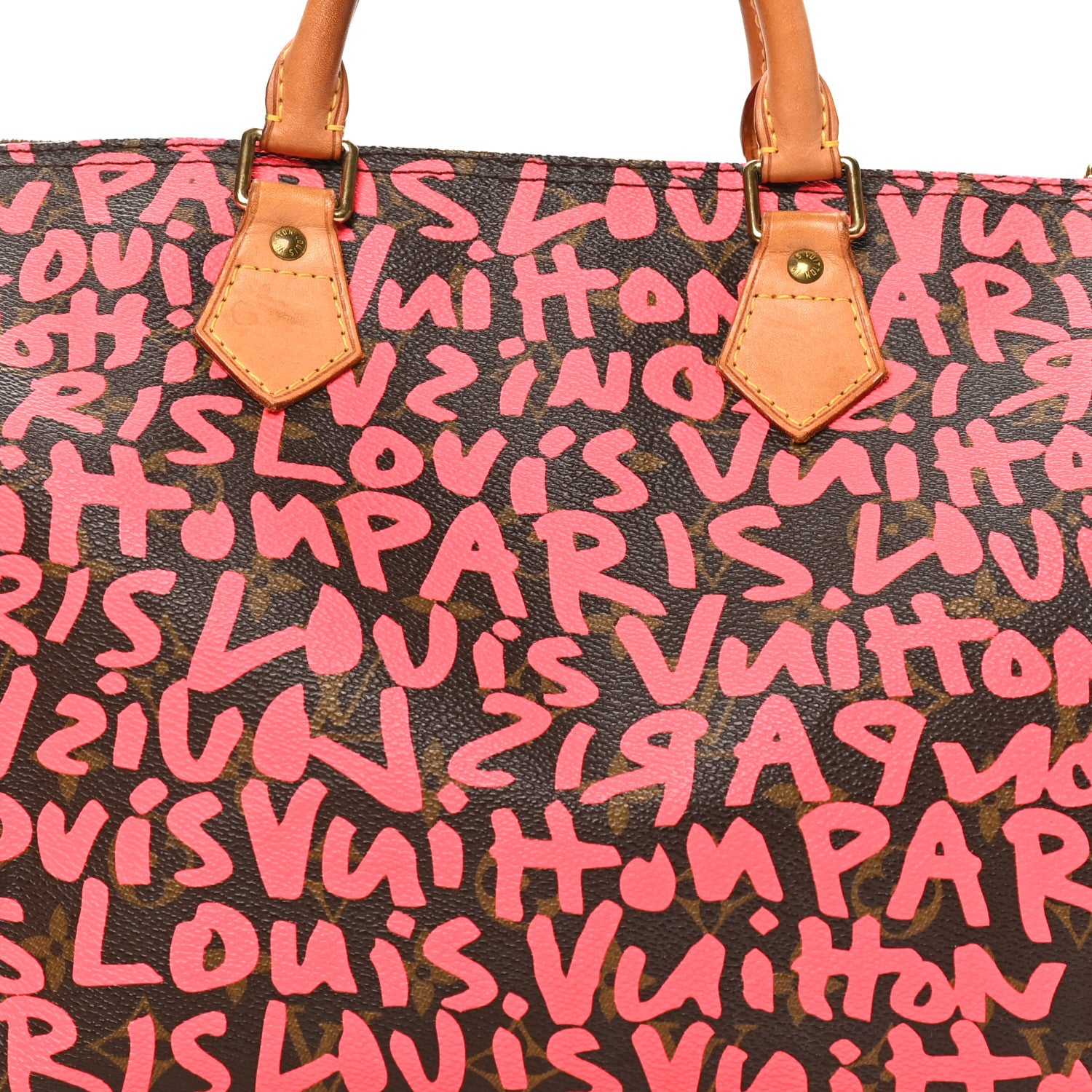 Louis Vuitton Monogram Graffiti Speedy 30 Fuchsia 8 of 11